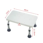 Lightweight Non-slip Mat Shower Stool Safety Step Stool - Image 3
