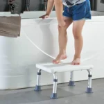 Lightweight Non-slip Mat Shower Stool Safety Step Stool - Image 6