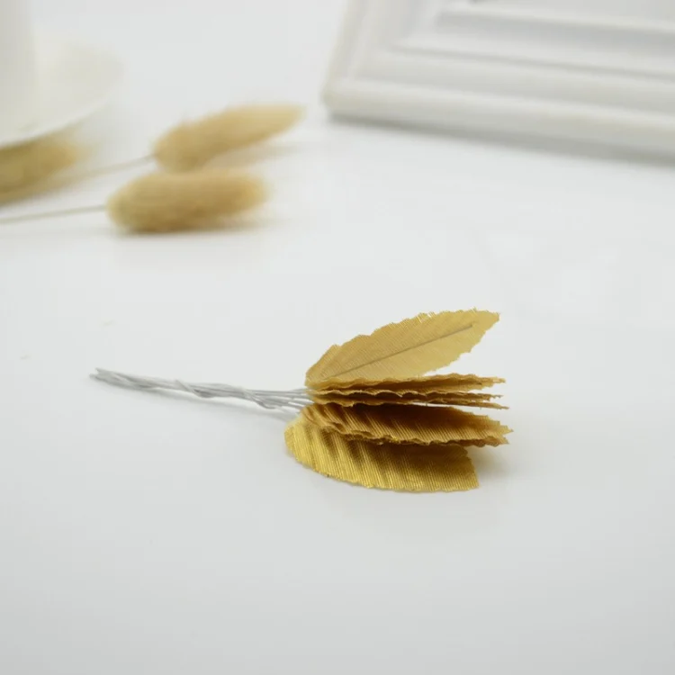 200 PCS / Pack DIY Wreath Simulation Leaves Home Decoration Supplies