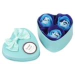 3 Soap Flowers Valentine's Day Gifts Tanabata Gifts Wedding Creative Gifts Heart Shaped Iron Box Roses - Image 2