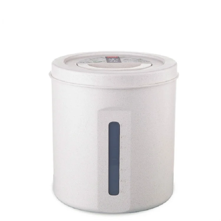 TBD064083402B_1.webp Household Rice Barrel Grain Fiber Moisture-proof Sealed Grain Multi-grain Storage Tank Tlour Box - Image 2