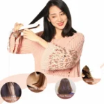 Hair Straightener Iron LED Display Ceramic Coating Plate Ionic Curling Iron - Image 8