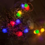 20 LEDs Solar Powered Pine Cone Outdoor Energy Saving Holiday Wedding Decoration String Light Garden Landscape Lamp - Image 3