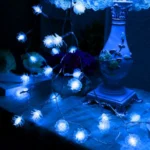 20 LEDs Solar Powered Pine Cone Outdoor Energy Saving Holiday Wedding Decoration String Light Garden Landscape Lamp - Image 9