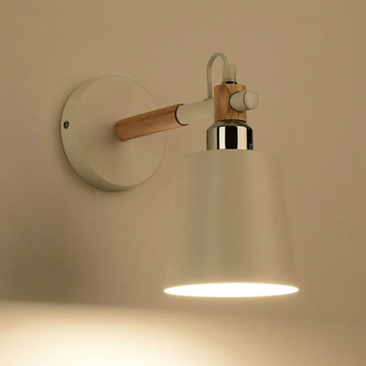 Staircase Aisle Bedside Bedroom Wall Lamp Creative Simple Background Restaurant Oblique Barrel Light, AC 220V