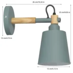 Staircase Aisle Bedside Bedroom Wall Lamp Creative Simple Background Restaurant Oblique Barrel Light, AC 220V - Image 6