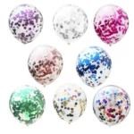 10 PCS 12 Inch Confetti Balloons Wedding Decoration Happy Birthday Party Latex Balloon - Image 2
