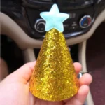10 PCS Golden Birthday Hat Children Age Dress up Star Hat Glitter Cake Cap - Image 5