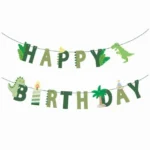 Dinosaur Theme Party Set Birthday Letter Pull Flag Aluminum Film Sequin Dinosaur Balloon Children Birthday Arrangement Decoration - Image 3