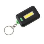2 PCS 3W Mini COB LED Flashlight Keychain Emergency Camping Backpack Light with 3 Modes - Image 2