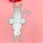 DIY Rabbit Decoration Knife Mold Scrapbook Album Stamp Decoration Relief - Image 2