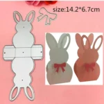 DIY Rabbit Decoration Knife Mold Scrapbook Album Stamp Decoration Relief - Image 4