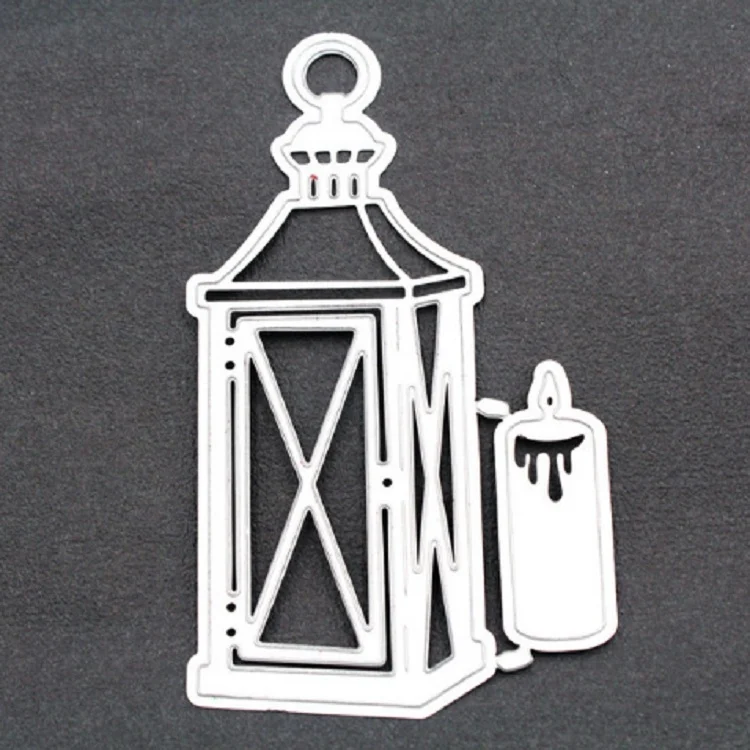 TBD0656309_1.webp Lantern Candle Carbon Steel Knife Mold DIY Photo Album Cutting Book Greeting Card Embossing Cutting Knife Mold - Image 2
