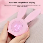 Cute Rabbit Silicone Induction Small Alarm Clock - Image 9