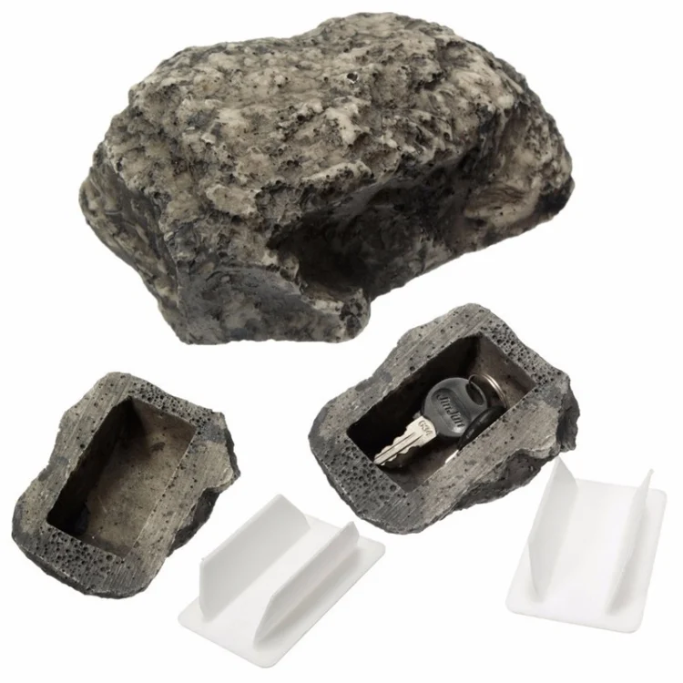 TBD0671820_1.webp Creative Stone Insurance Key Storage Box Home Key Anti-lost Hidden Collection Key - Image 2