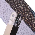 3 PCS Christmas Snowflake Holographic Nail Foils Christmas Winter Nail Art Transfer Foil Sticker - Image 2