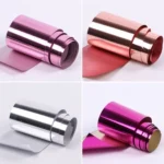 3 PCS Gold Silver Slider Foil For Nail Holographic Transfer Wrap Sticker Adhesive Starry Manicure Decor Set - Image 5