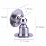 Strong Magnetic Door Bump Free Punch Door Stainless Steel Door Stop - Image 5