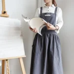 Cotton Simple Home Woman Apron - Image 7