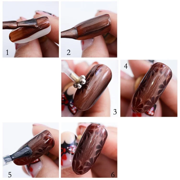 TBD067745601A_3.webp 3 PCS Cat Eye Gel Magnet Pen Double Head Magnetic Pen Plum Branding Flower Magnetic Pen Nail Cat Eye Magnet New Tool - Image 4