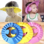 3 PCS Safe Baby Shower Cap Kids Bath Visor Hat Adjustable Baby Shower Cap Protect Eyes Hair Wash Shield for Children Waterproof Cap - Image 6