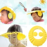 3 PCS Safe Baby Shower Cap Kids Bath Visor Hat Adjustable Baby Shower Cap Protect Eyes Hair Wash Shield for Children Waterproof Cap - Image 7