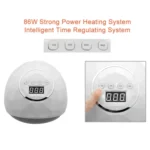 F6 UV LED Lamp Nail Dryer Dual hands Nail Lamp Curing UV Gel Nail Polish With Sensor & Timer & LCD Display - Image 5