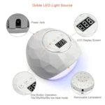 F6 UV LED Lamp Nail Dryer Dual hands Nail Lamp Curing UV Gel Nail Polish With Sensor & Timer & LCD Display - Image 6