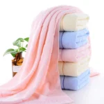 Adult Thick Jacquard Bath Towel, Size: 70 x 140cm - Image 5