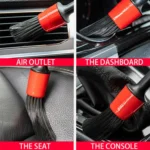 5 Pcs Car Detailing Brush Cleaning Natural Boar Hair Brushes Auto Detail Tools Products Wheels Dashboard - Image 11