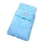 Autumn and Winter Models Thicken Baby Sleeping Bag Cartoon Embroidery Baby Stroller Accessories