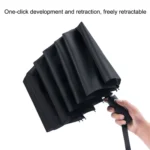 Two-Color Three-Fold Wind-Proof Sunscreen Umbrella - Image 2