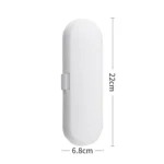 3 PCS Universal Sonic Electric Toothbrush Travel Portable Storage Box - Image 2