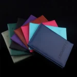 Artificial Leather Travel Passport Cover - Image 2
