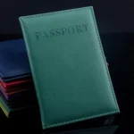 Artificial Leather Travel Passport Cover - Image 4