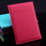 Artificial Leather Travel Passport Cover - Image 5