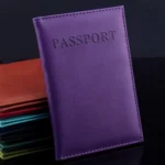 Artificial Leather Travel Passport Cover - Image 6