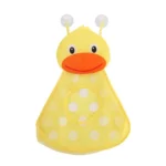 Baby Shower Bath Toys Storage Mesh Bag with Strong Suction Cups - Image 2