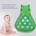 Baby Shower Bath Toys Storage Mesh Bag with Strong Suction Cups - Image 7