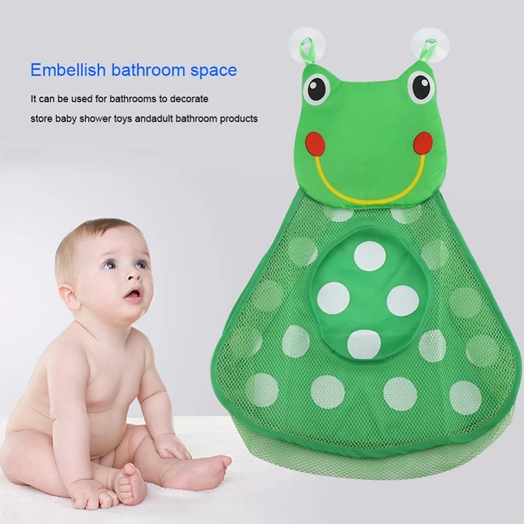 TBD068863401A_6.webp Baby Shower Bath Toys Storage Mesh Bag with Strong Suction Cups - Image 7
