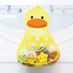 Baby Shower Bath Toys Storage Mesh Bag with Strong Suction Cups - Image 8