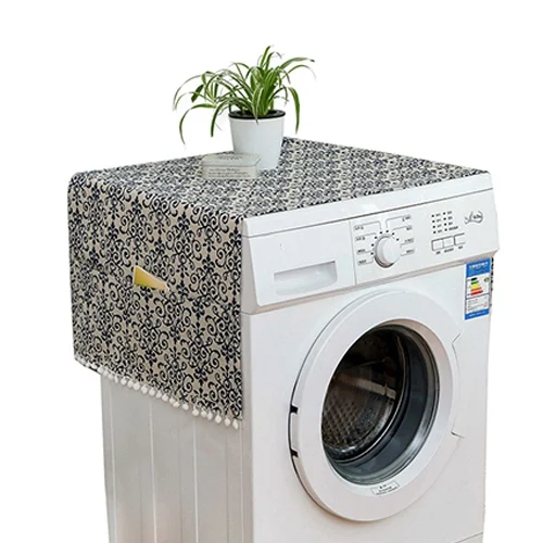 55x130cm Household Washing Machine Dust Cover Kitchen Refrigerator Dustproof Cover