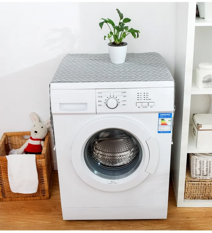 TBD068910101A_8.webp 55x130cm Household Washing Machine Dust Cover Kitchen Refrigerator Dustproof Cover - Image 9