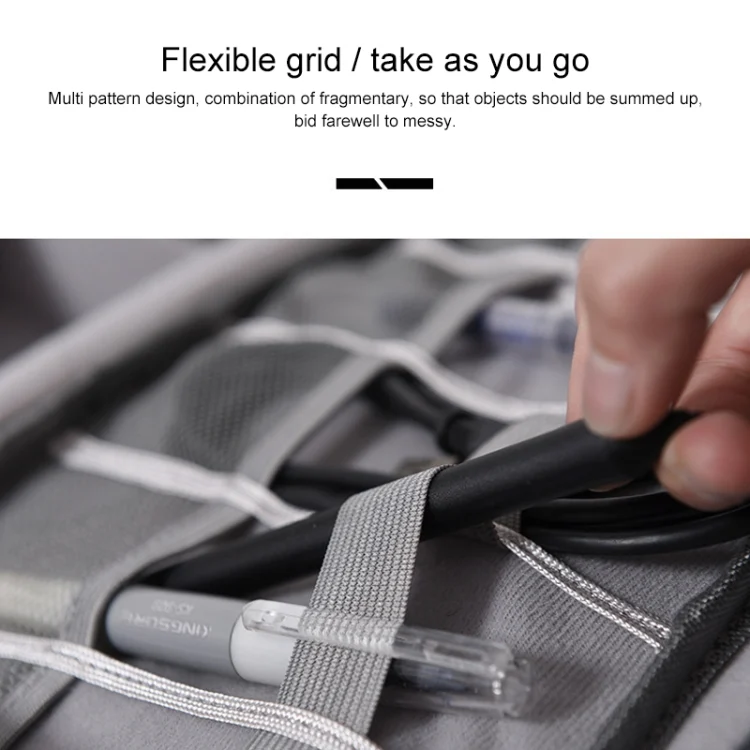 TBD068931401A_2.webp Digital Cable Bag Men Portable Travel Gadgets Pouch Power Cord Charger Headset Organizer - Image 3