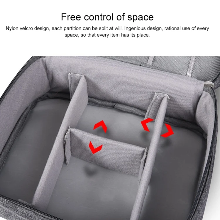 TBD068931401A_4.webp Digital Cable Bag Men Portable Travel Gadgets Pouch Power Cord Charger Headset Organizer - Image 5