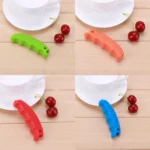 2 PCS Creative Silicone Food Picker Portable Anti-cutting Hand Labor-saving Shopping Bag Lifter - Image 7
