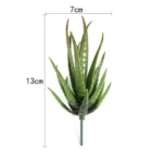 Artificial Mini Aloe Plastic Plants Craft Floristry Landscape Garden Family Office Decoration - Image 6