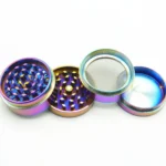 4-layer Aluminum Herbal Herb Alloy Tobacco Grinder Smoke Grinder - Image 3