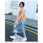 Stylish Portable Outdoor Transparent EVA Raincoat - Image 5