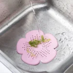 Flower Shape Bathroom Floor Drain Hair Stopper Filter Sink Strainer - Image 4